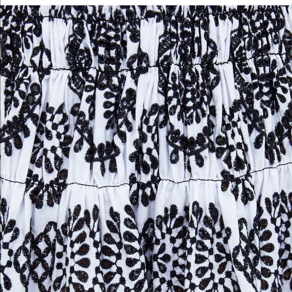 Zara Skirt w/Contrasting Embroidery - Picture 6 of 8